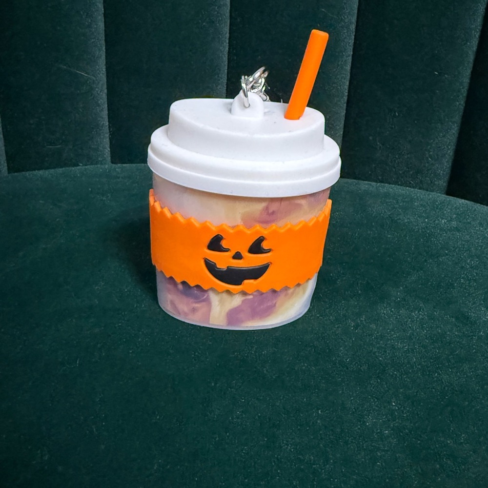 Bath & Body Works Pumpkin Coffee Cup PocketBac Holder